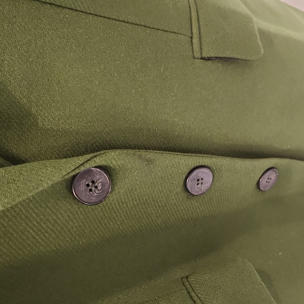 Thakoon Green Single Breasted Wool Coat NWT - Picture 5 of 13